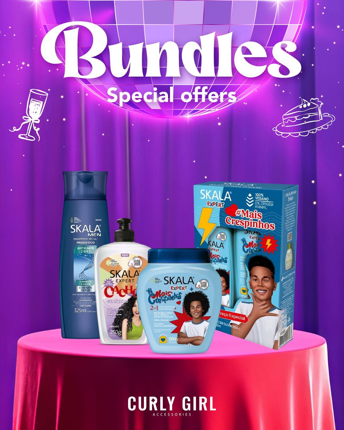 SKALA Bundle 2 FREE Anti-dandurff Shampoo