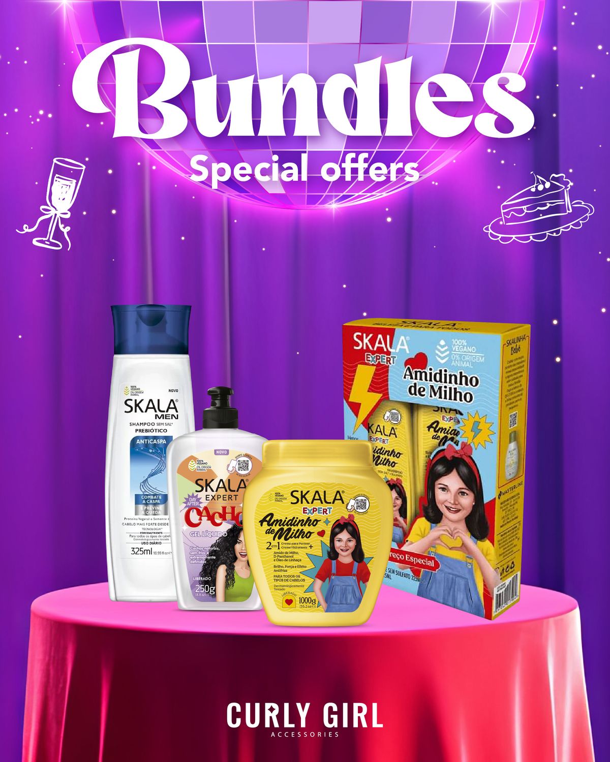 SKALA Bundle 3 FREE Anti-Hair Loss Shampoo