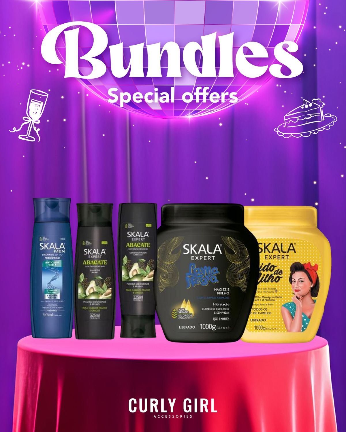 SKALA Bundle 5 FREE Anti-dandruff Shampoo