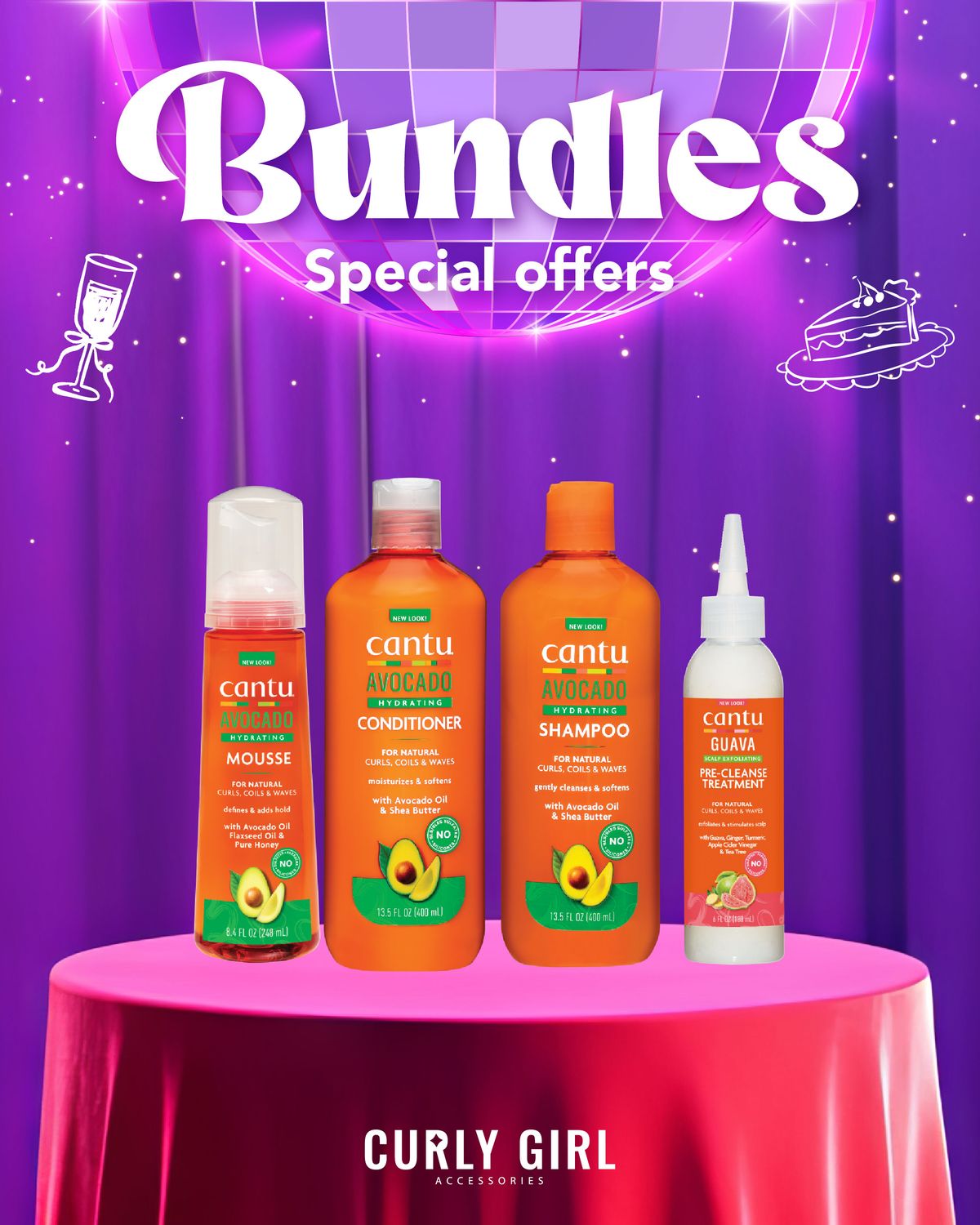 Cantu Bundle FREE Guava Treament Serum