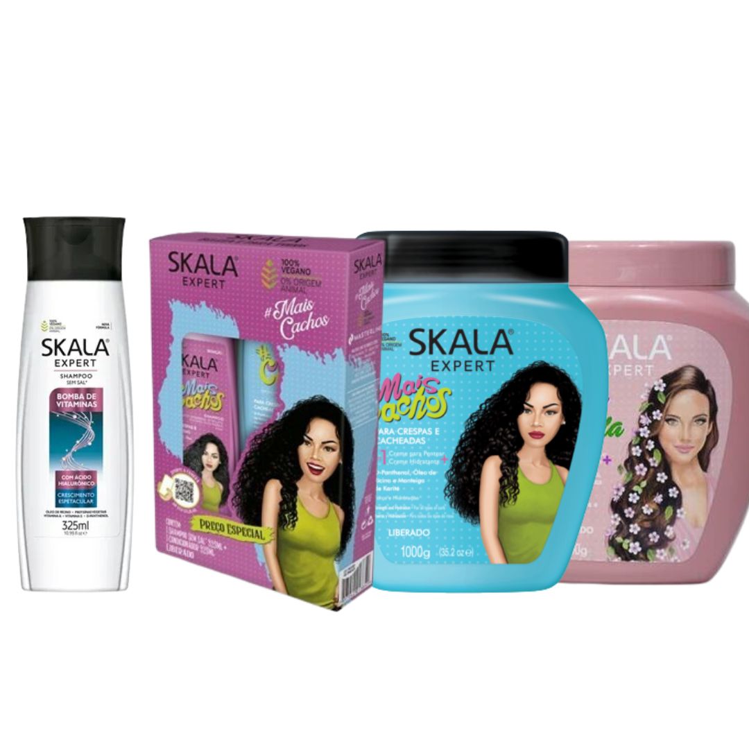 WAVY AND CURLY HAIR SKALA PACKAGE