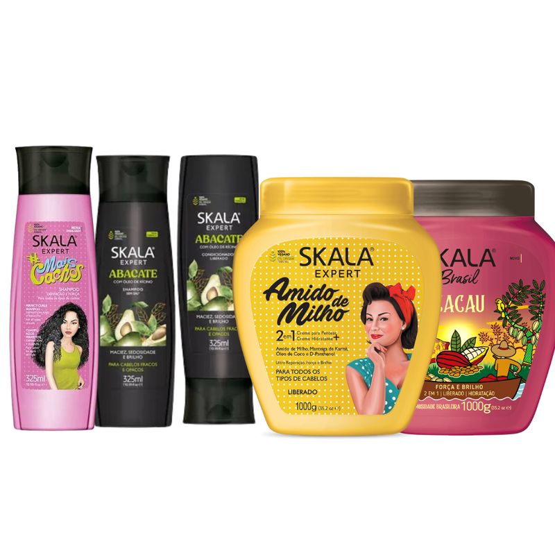 WAVY AND CURLY HAIR SKALA PACKAGE