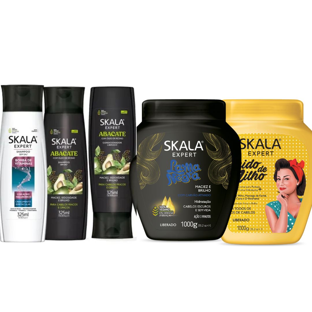 WAVY AND CURLY HAIR SKALA PACKAGE