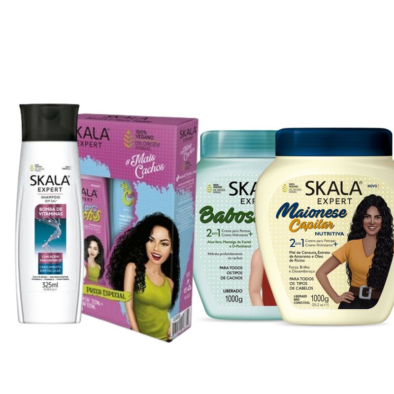 WAVY &amp; CURLY  HAIR SKALA PACKAGE
