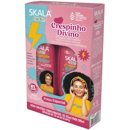 Skala Expert Kit shampoo &amp; Conditioner Crespinho Divino 