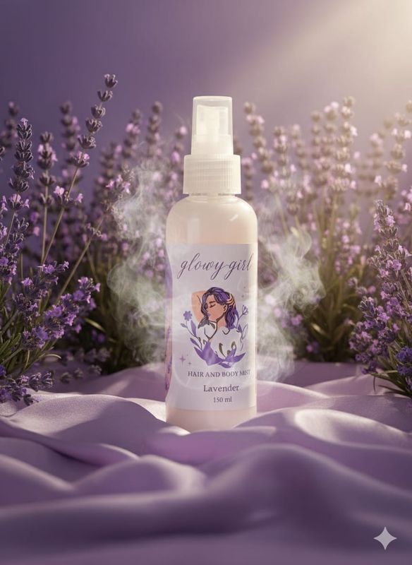 Glowy Girl Hair And Body Mist Lavender 100ml