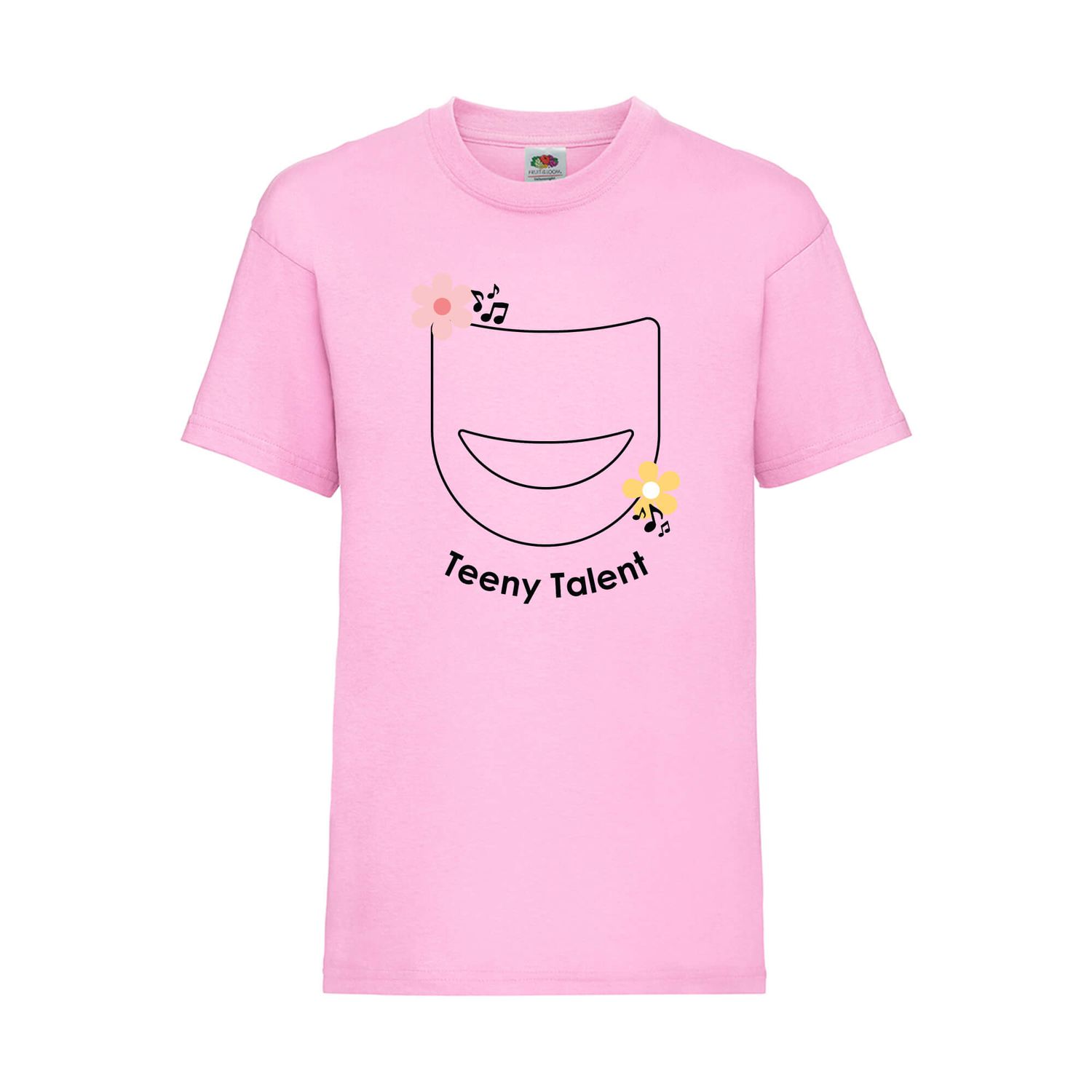 Class T-Shirt (Preschool) Class T-Shirt (Preschool), Size: 1-2, Colour: Pink, Design: flowers