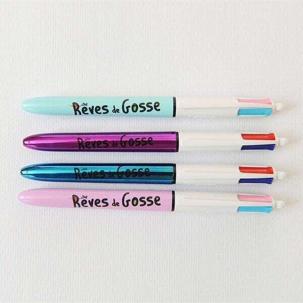 Stylo bille 4 Couleurs