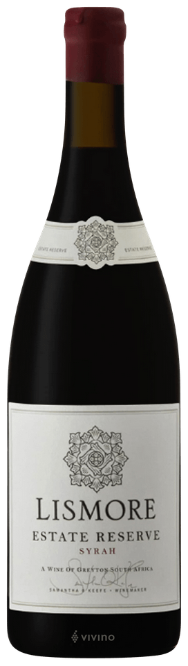 Lismore Estate Reserve Syrah 2018 Red