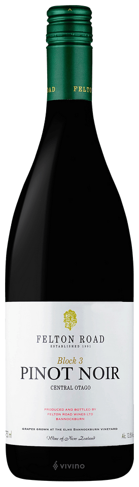 Felton Road Pinot Noir Block 3 2017 Red