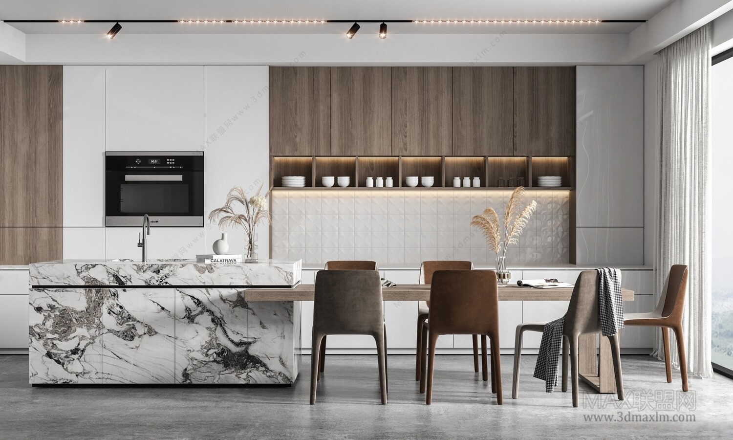 30 DINING ROOM 3D MODELS VOL.08- Vray