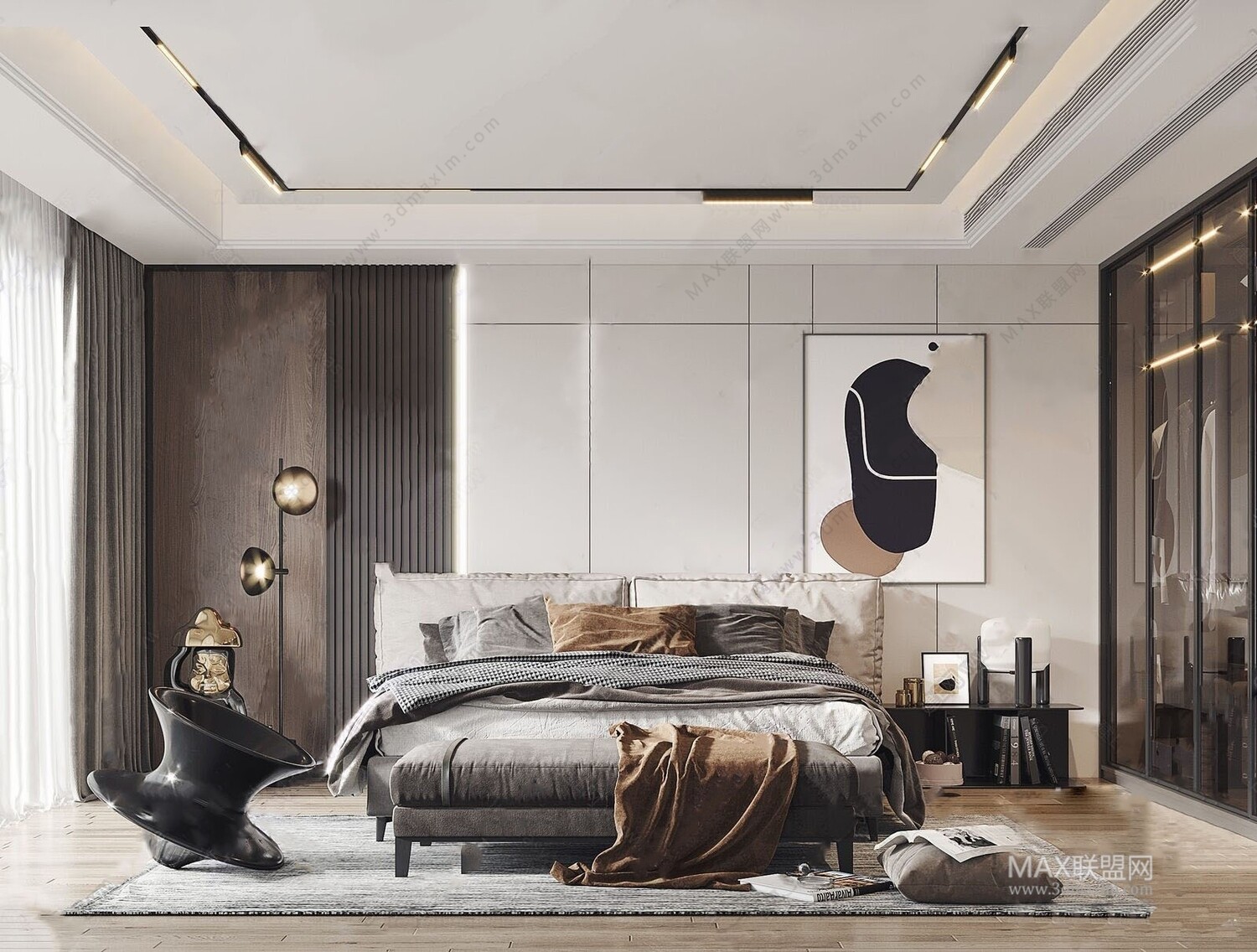 47 BED ROOM 3D MODELS VOL.13. Vray