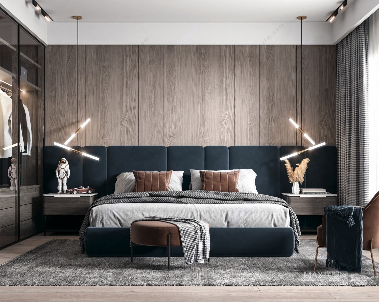 47 BED ROOM 3D MODELS VOL.13. Vray