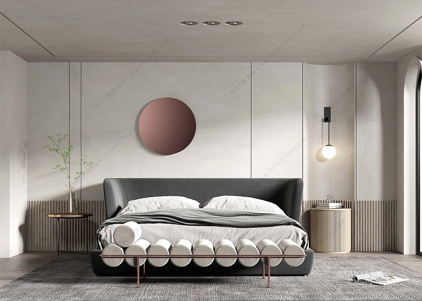 47 BED ROOM 3D MODELS VOL.13. Vray