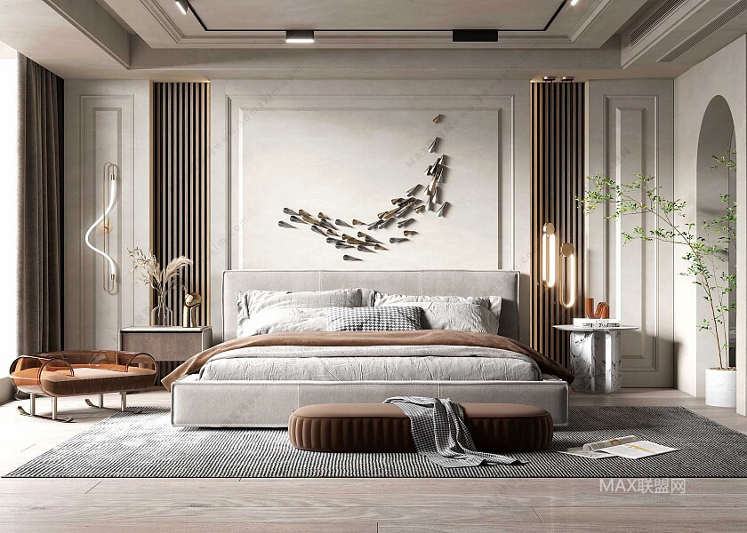 47 BED ROOM 3D MODELS VOL.13. Vray