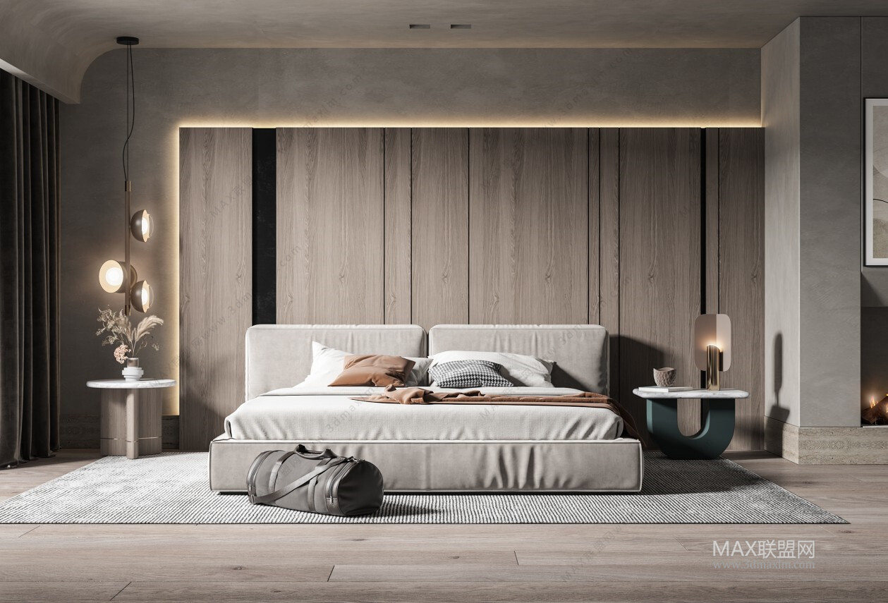 47 BED ROOM 3D MODELS VOL.13. Vray