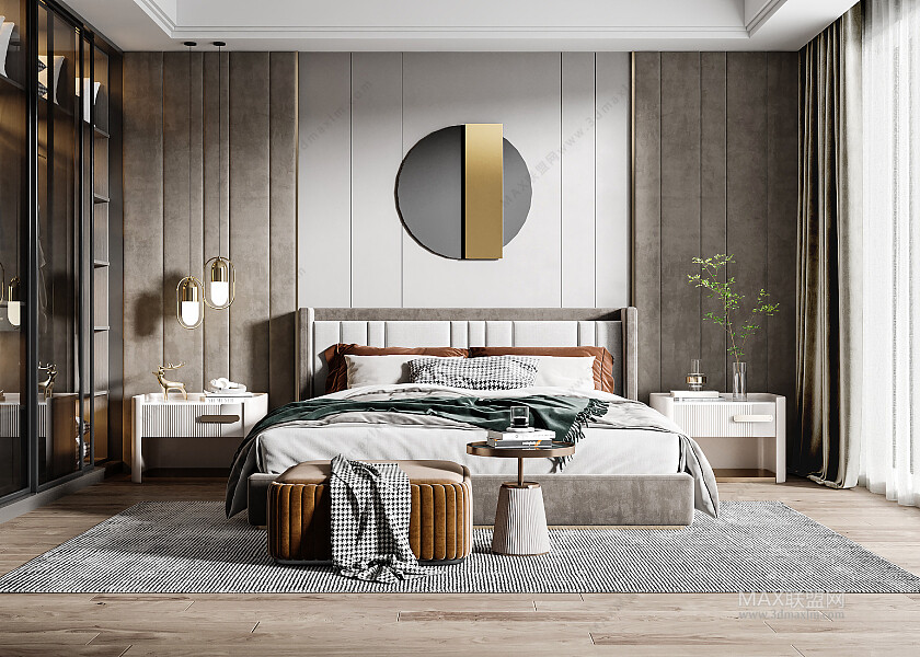 47 BED ROOM 3D MODELS VOL.13. Vray