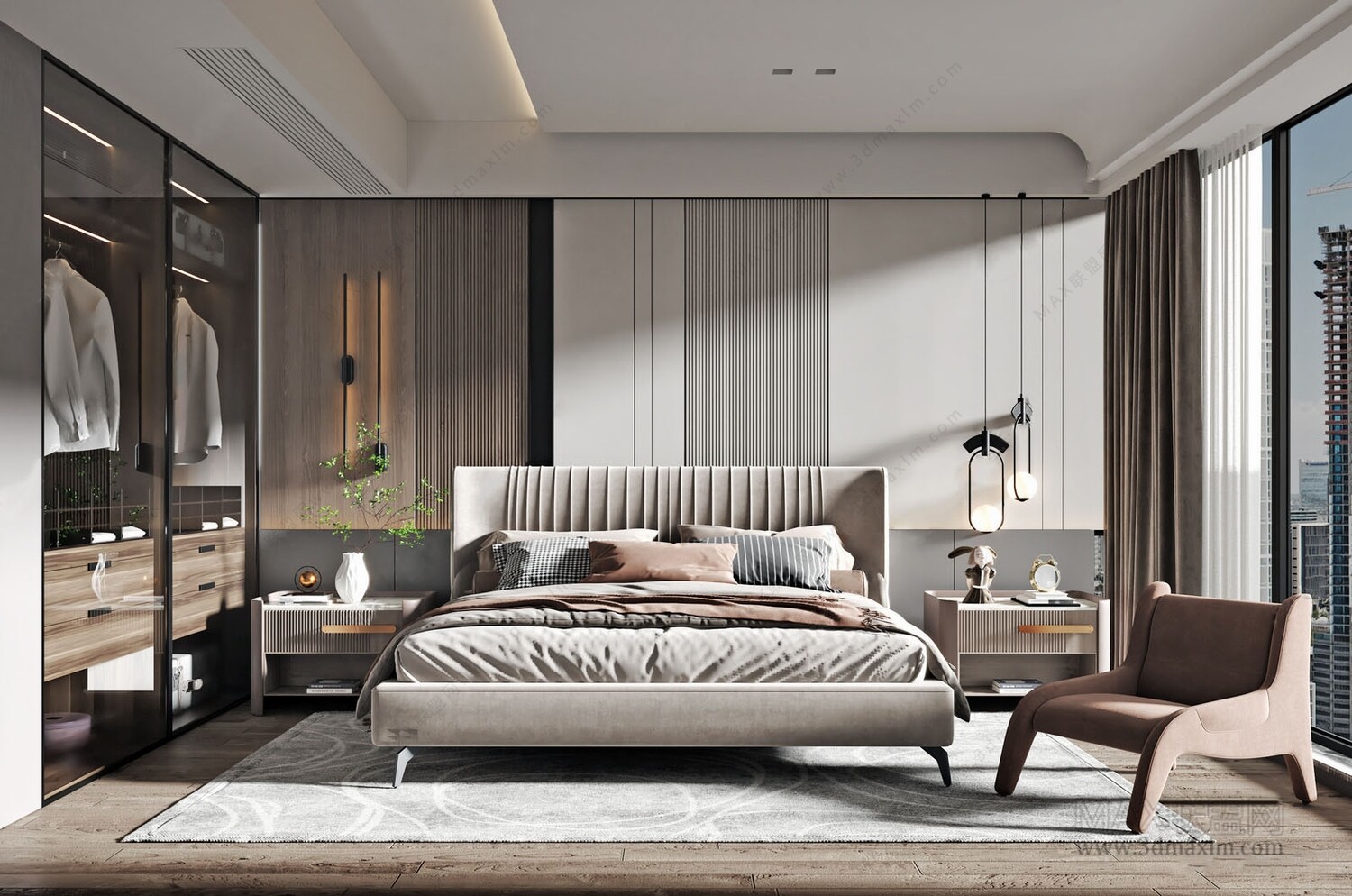 47 BED ROOM 3D MODELS VOL.13. Vray