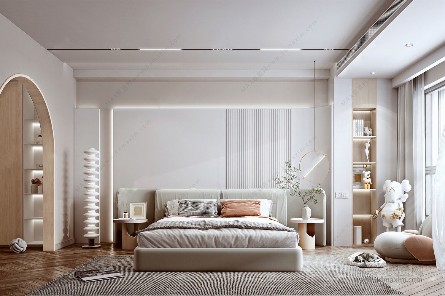 47 BED ROOM 3D MODELS VOL.13. Vray