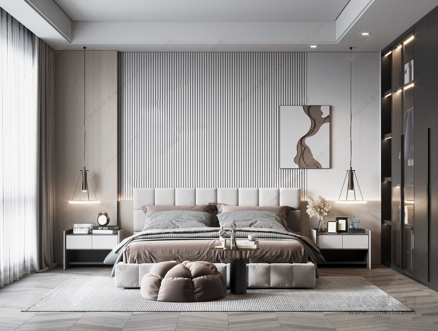 47 BED ROOM 3D MODELS VOL.13. Vray