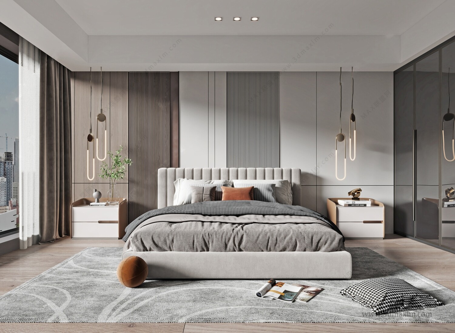 47 BED ROOM 3D MODELS VOL.13. Vray