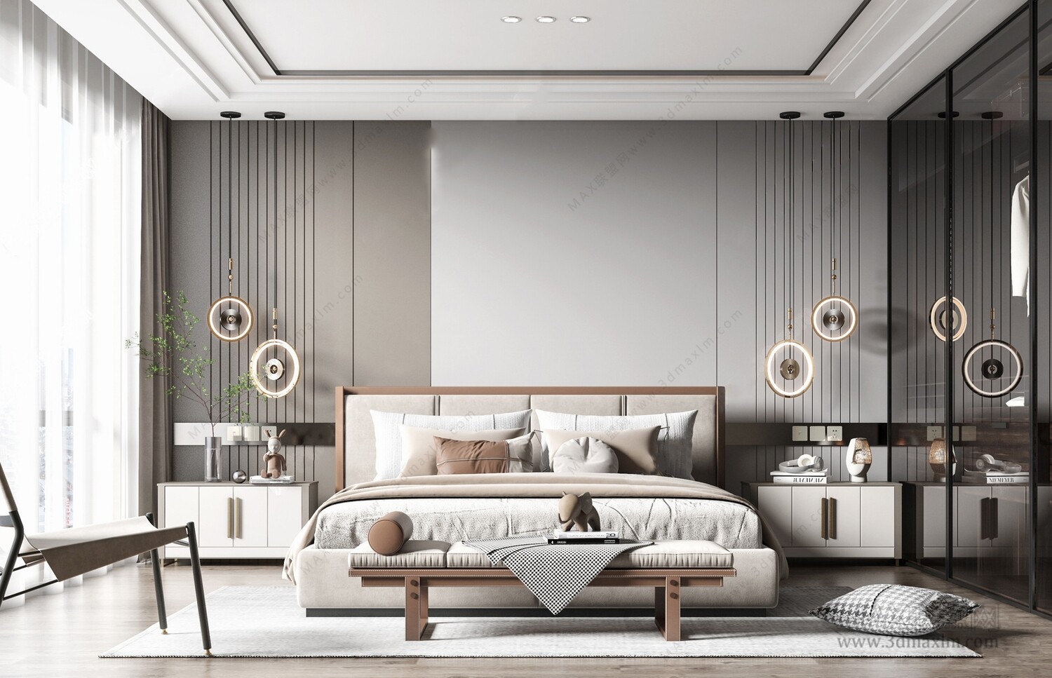 47 BED ROOM 3D MODELS VOL.13. Vray