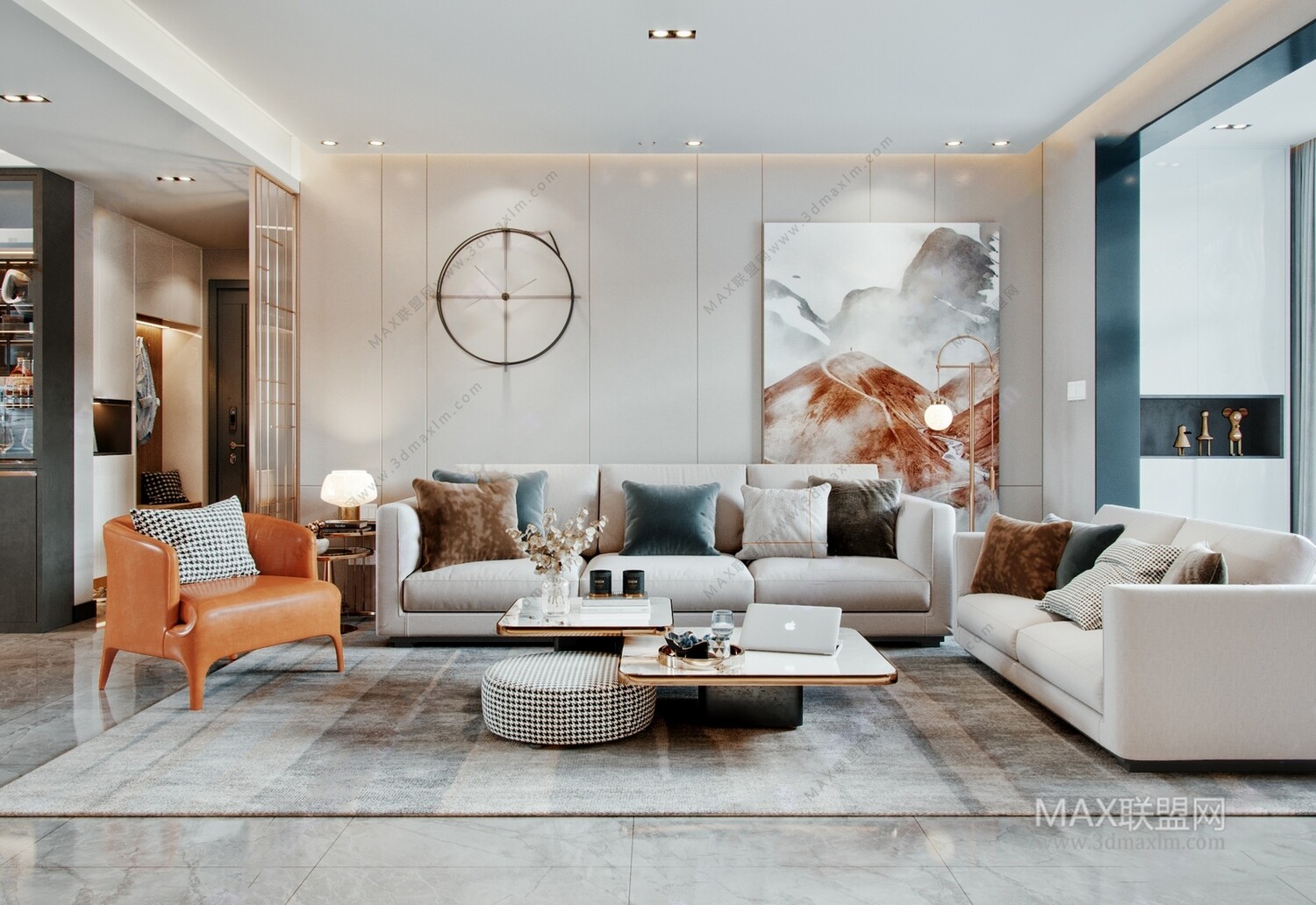 45 LIVING ROOM 3D MODELS VOL.20. Vray