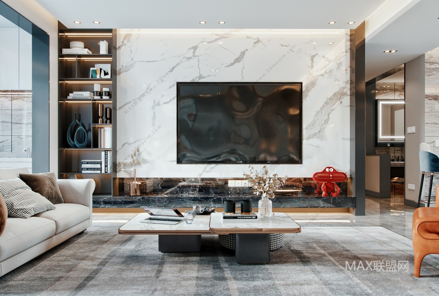 45 LIVING ROOM 3D MODELS VOL.20. Vray