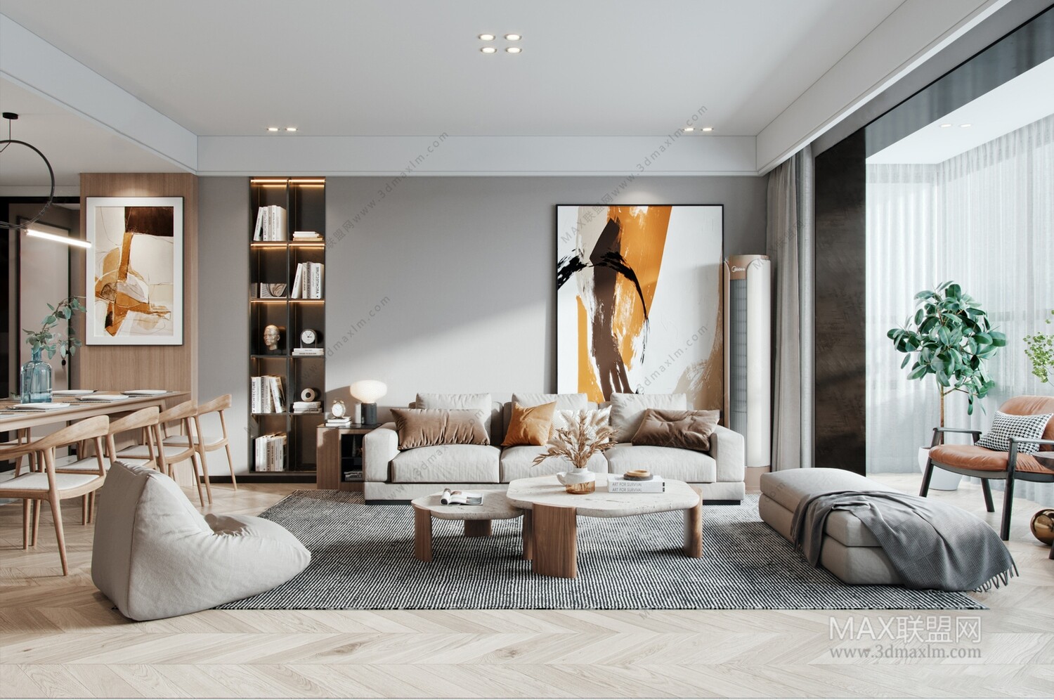 45 LIVING ROOM 3D MODELS VOL.20. Vray