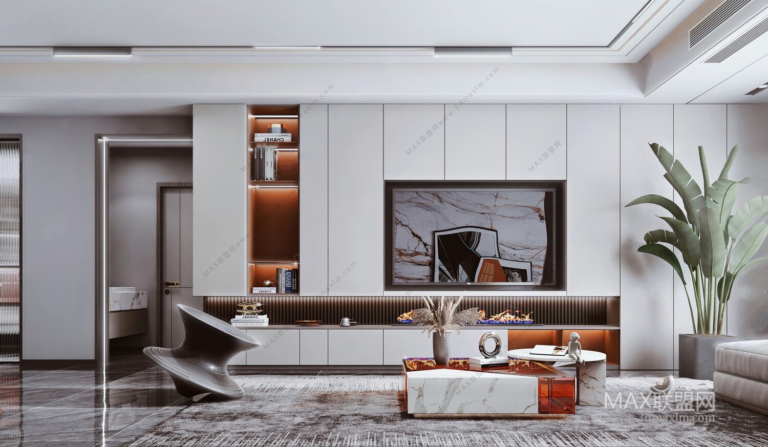 45 LIVING ROOM 3D MODELS VOL.20. Vray