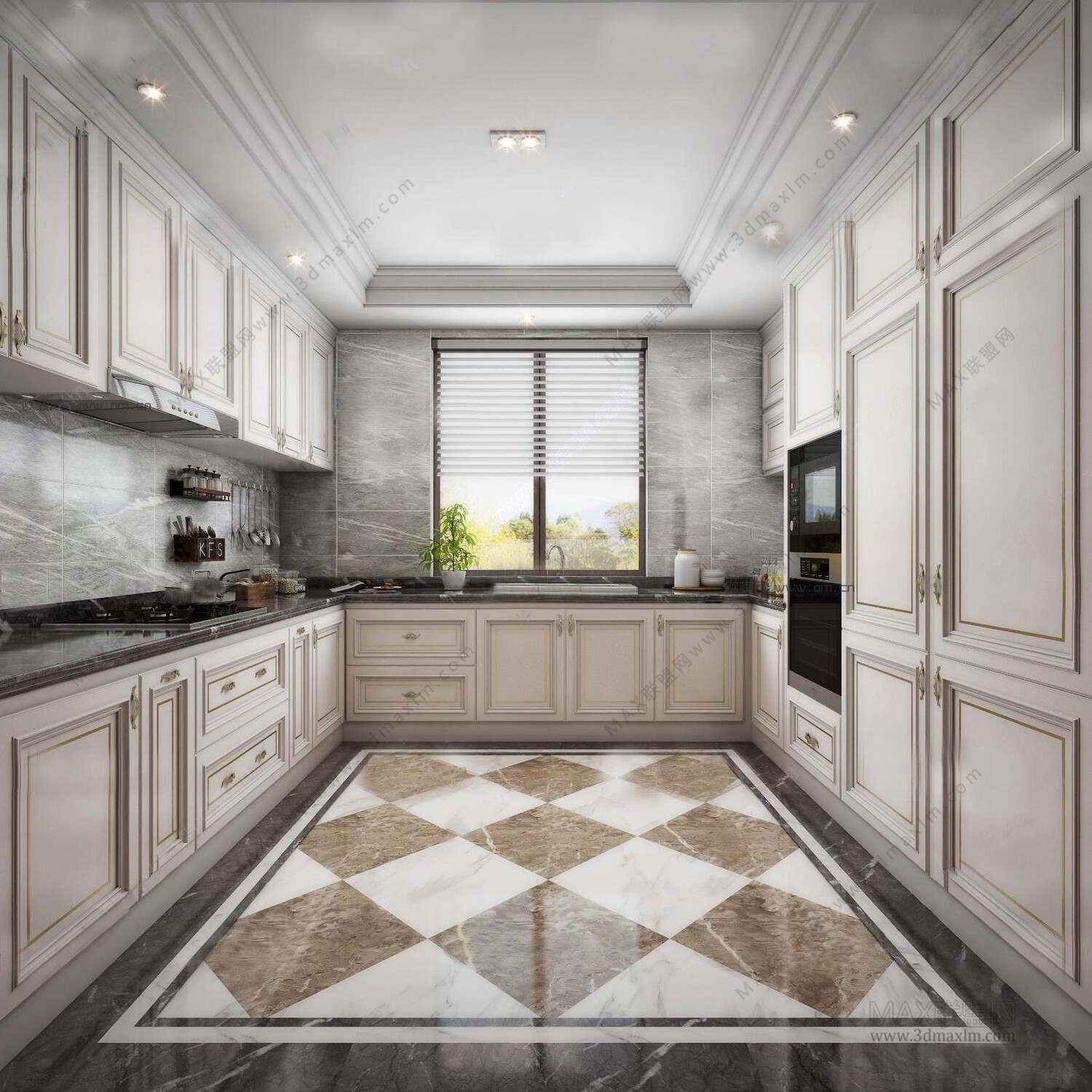 10 KITCHEN ROOM 3D MODELS VOL04. Vray