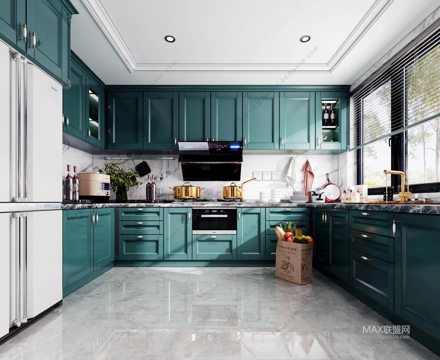 10 KITCHEN ROOM 3D MODELS VOL04. Vray