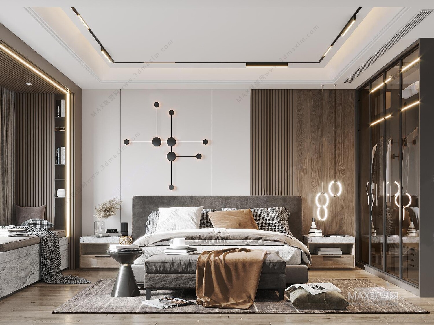 47 BED ROOM 3D MODELS VOL.13. Vray