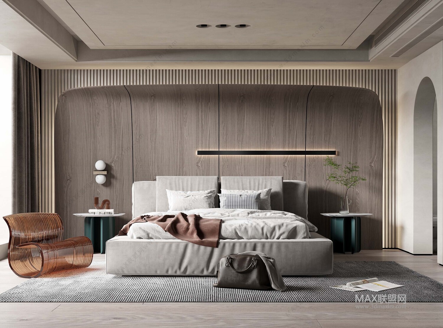 47 BED ROOM 3D MODELS VOL.13. Vray