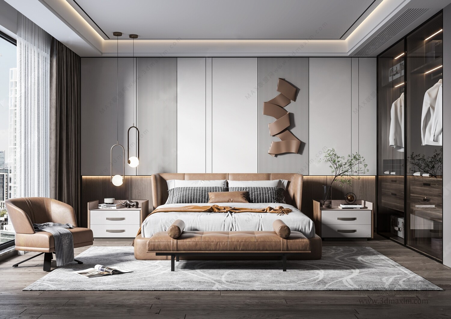 47 BED ROOM 3D MODELS VOL.13. Vray