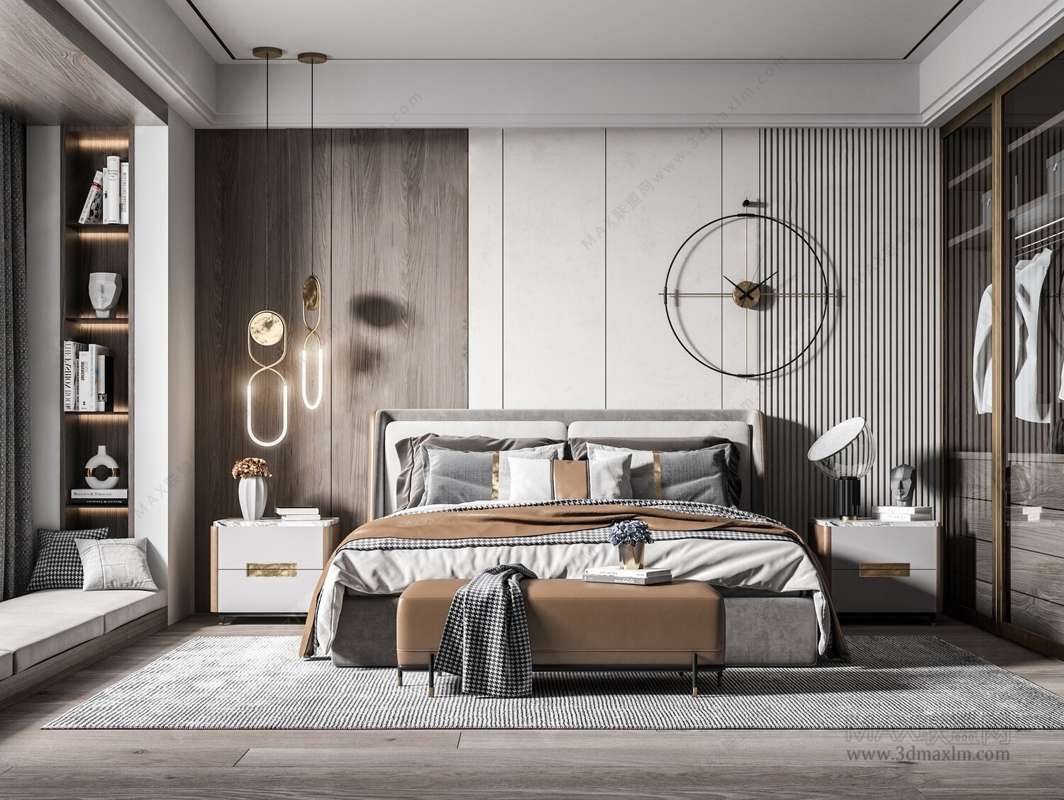47 BED ROOM 3D MODELS VOL.13. Vray
