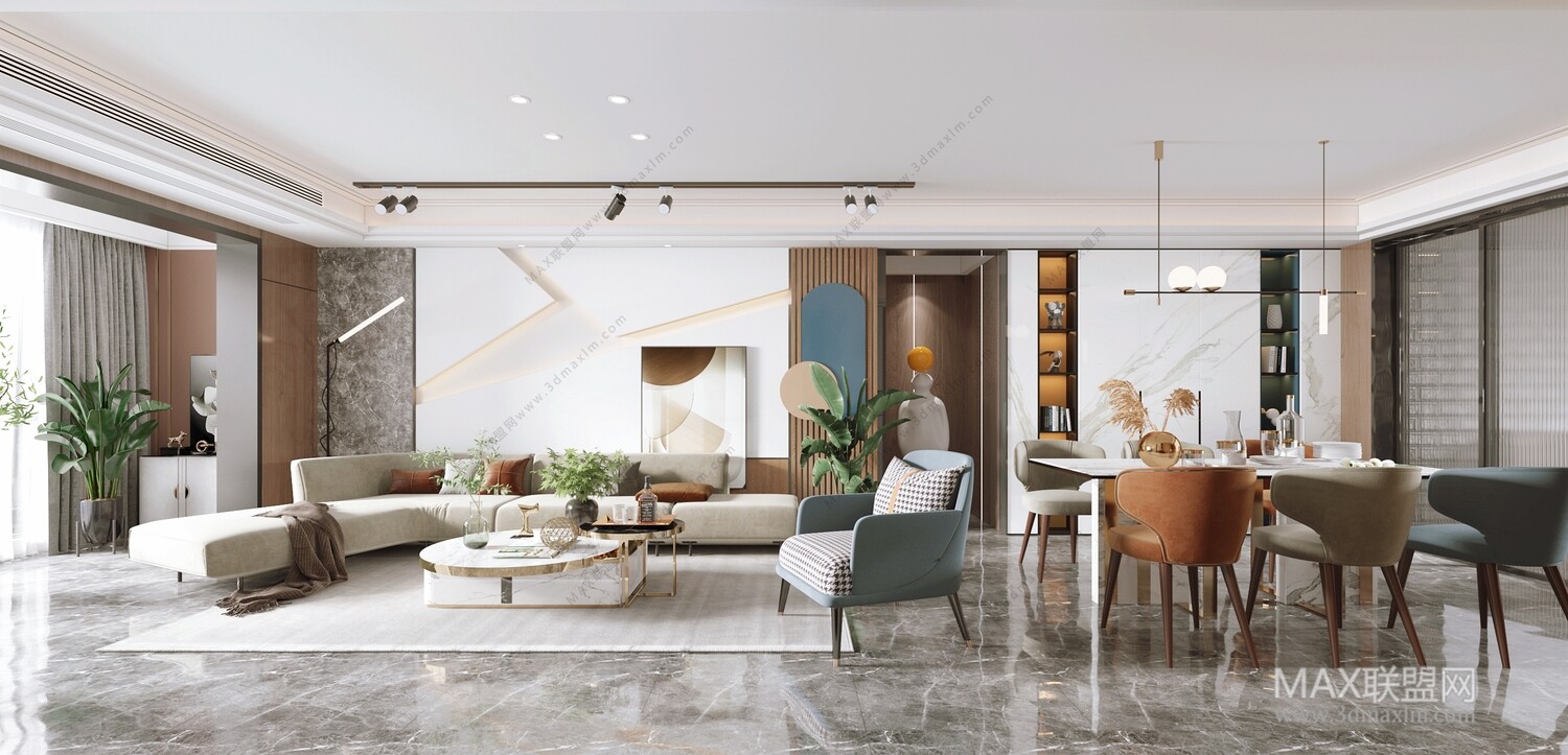 45 LIVING ROOM 3D MODELS VOL.20. Vray