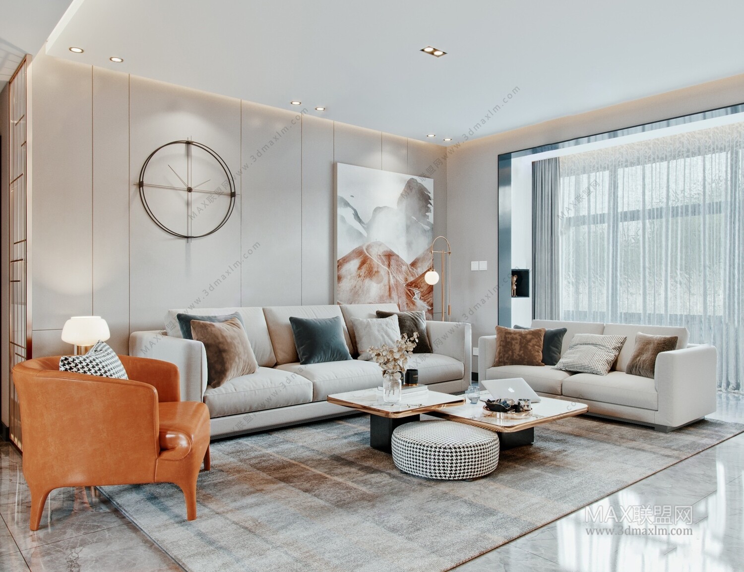 45 LIVING ROOM 3D MODELS VOL.20. Vray
