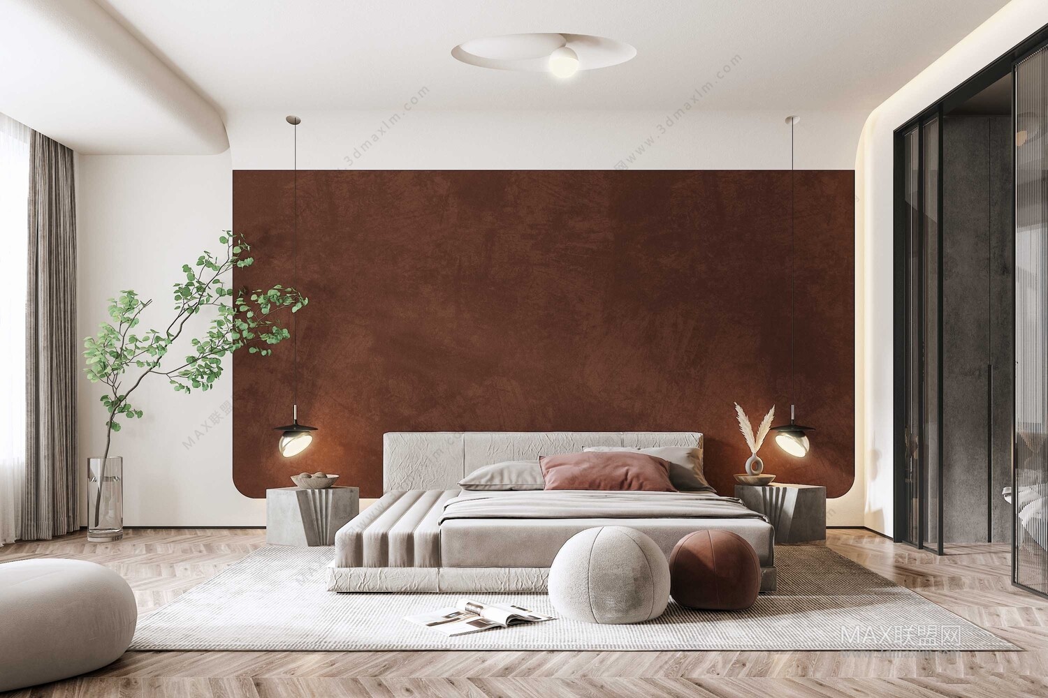 47 BED ROOM 3D MODELS VOL.13. Vray
