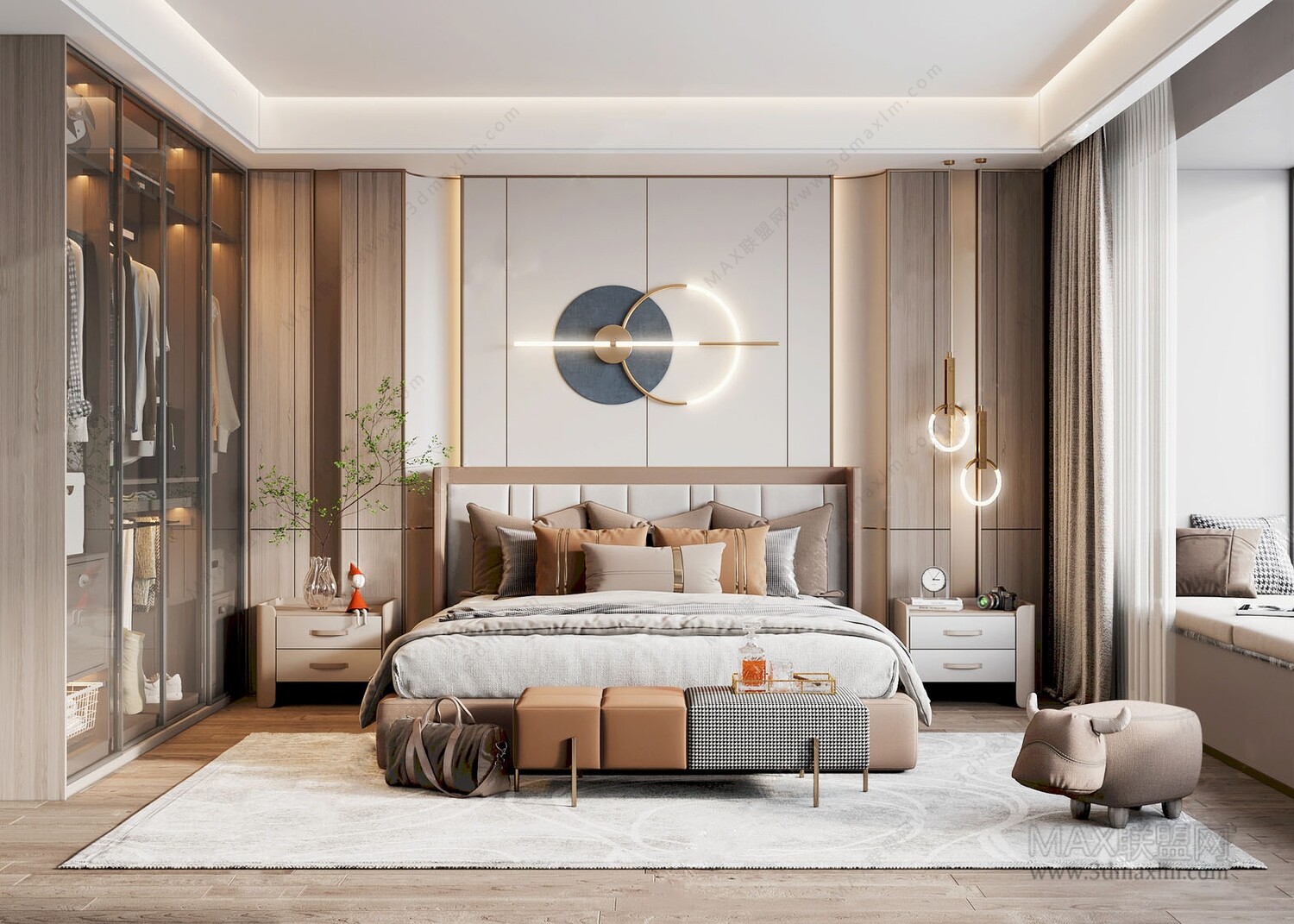 47 BED ROOM 3D MODELS VOL.13. Vray