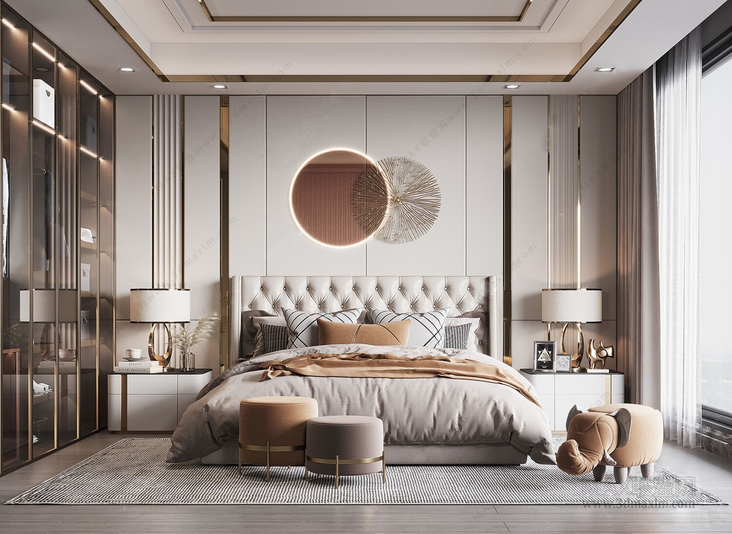 47 BED ROOM 3D MODELS VOL.13. Vray