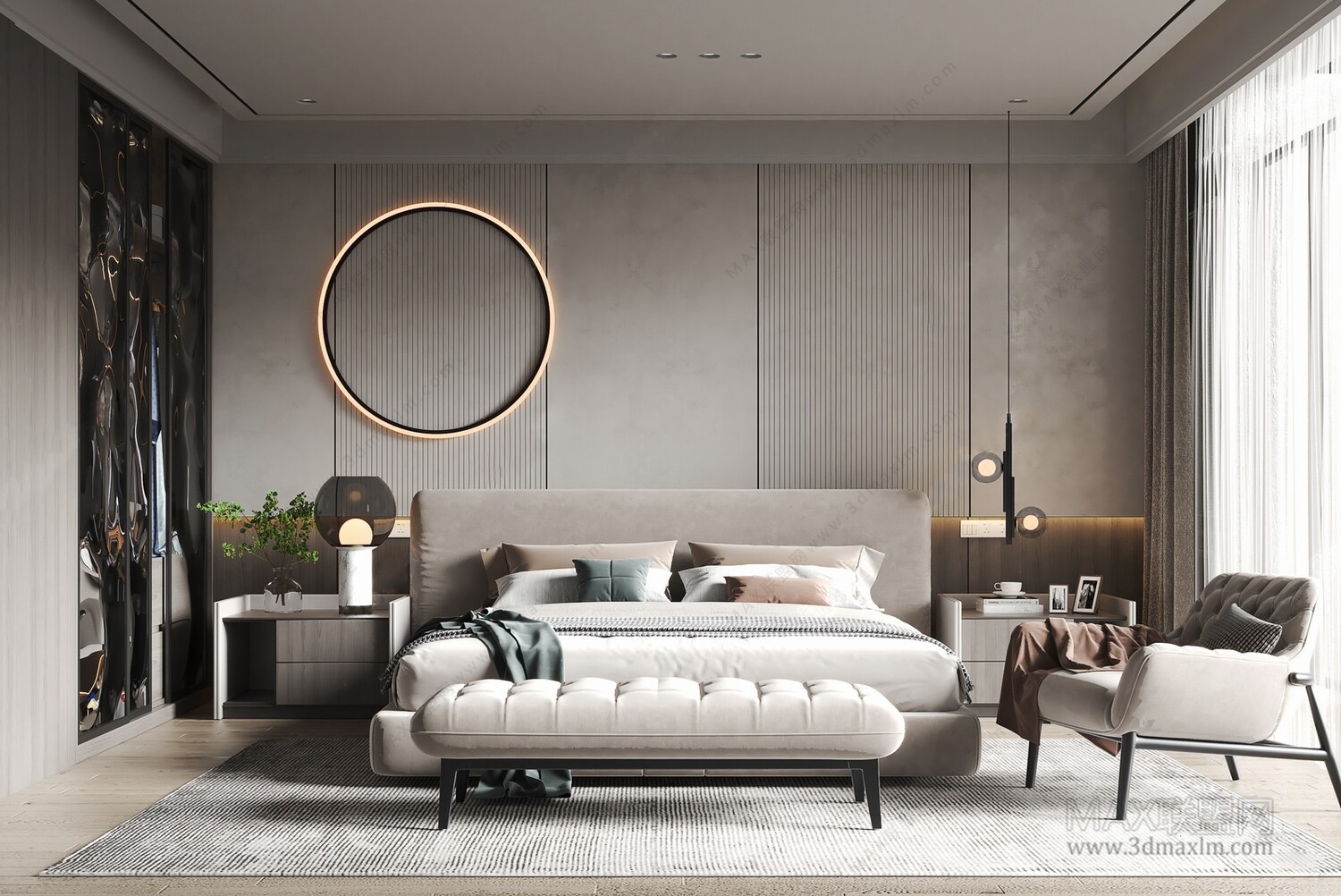 47 BED ROOM 3D MODELS VOL.13. Vray