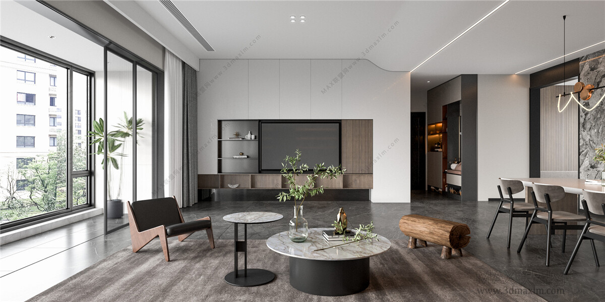 45 LIVING ROOM 3D MODELS VOL.20. Vray