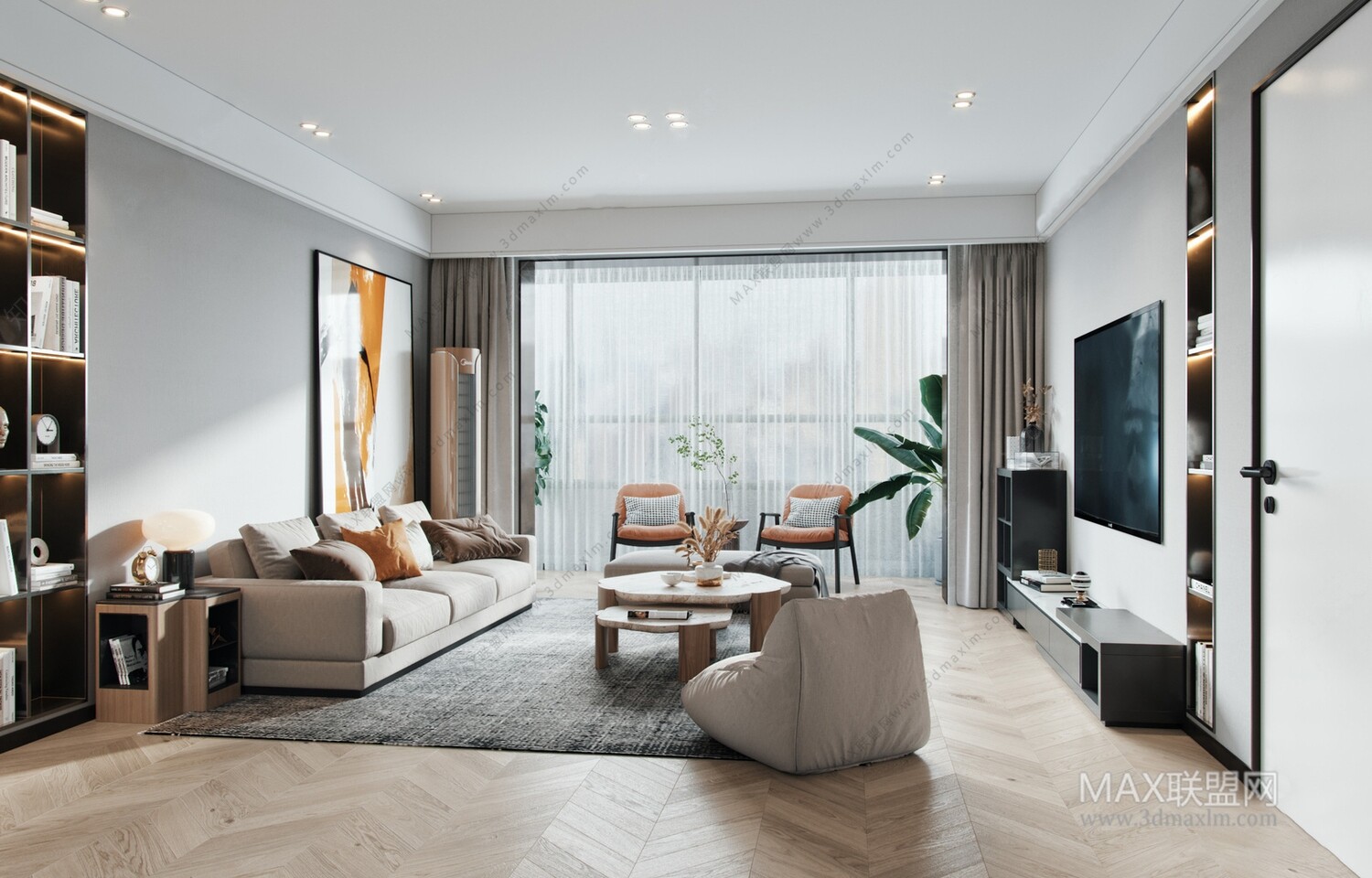 45 LIVING ROOM 3D MODELS VOL.20. Vray