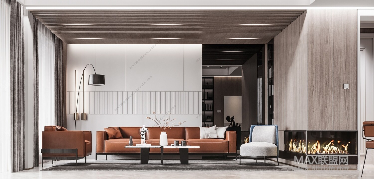 45 LIVING ROOM 3D MODELS VOL.20. Vray