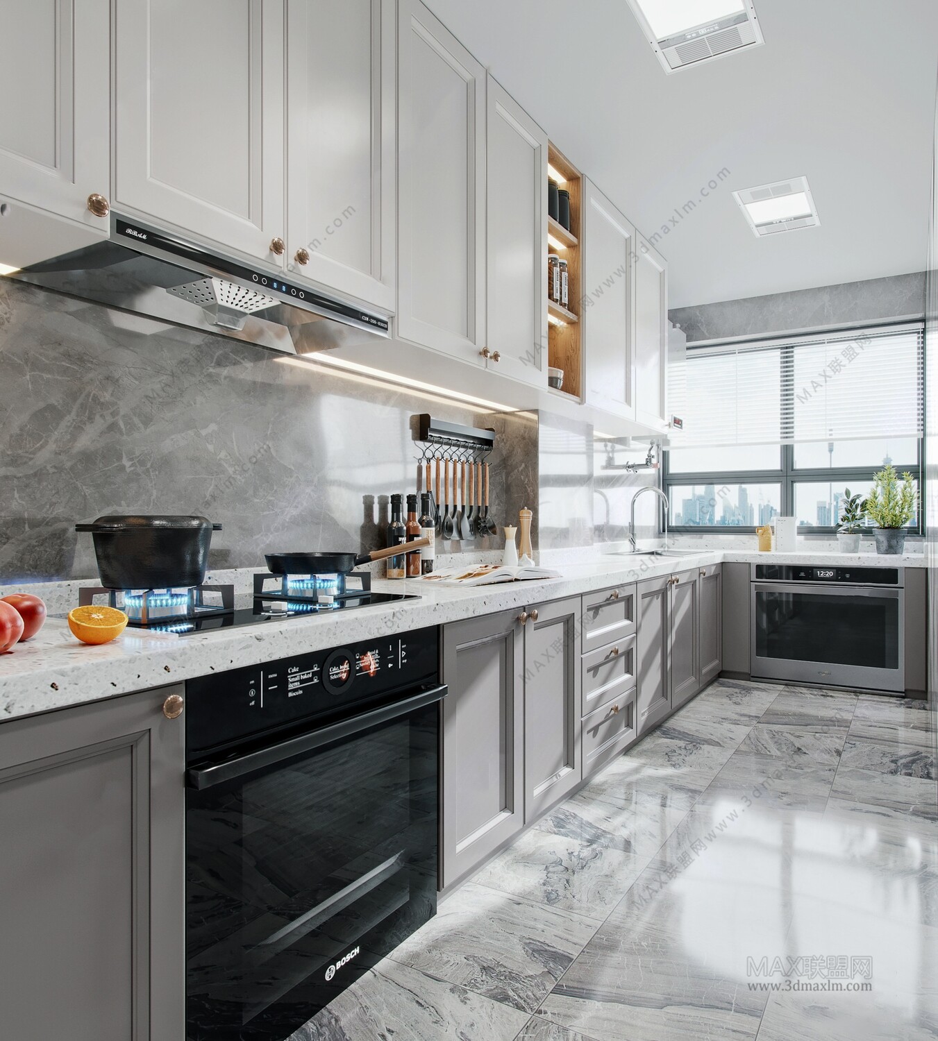 10 KITCHEN ROOM 3D MODELS VOL04. Vray