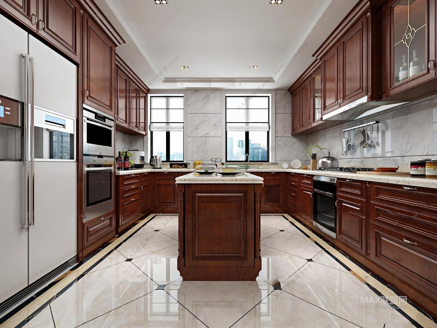 10 KITCHEN ROOM 3D MODELS VOL04. Vray