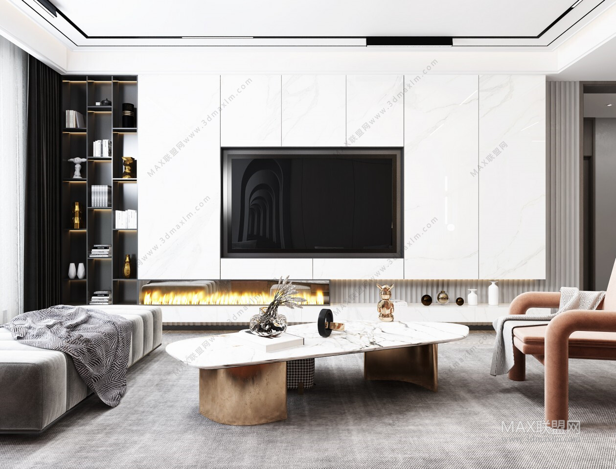 45 LIVING ROOM 3D MODELS VOL.20. Vray