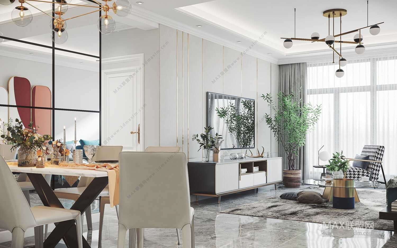 45 LIVING ROOM 3D MODELS VOL.20. Vray