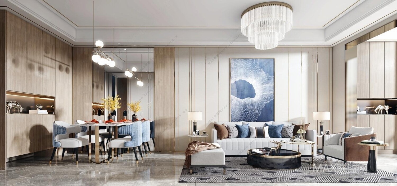 45 LIVING ROOM 3D MODELS VOL.20. Vray